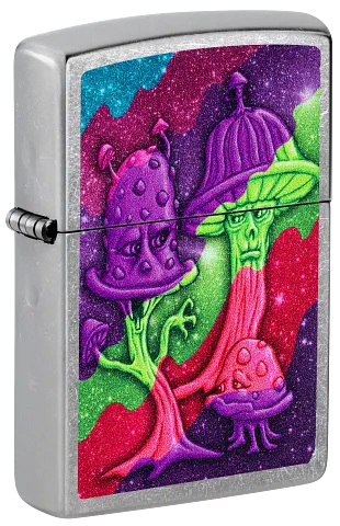 Trippy Mushroom Family