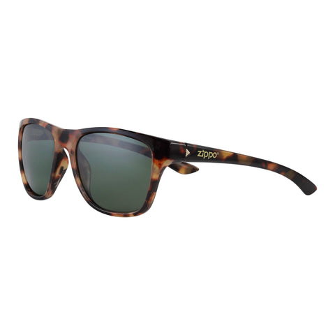 Side view of the Seventy-five Sunglasses leopard frame