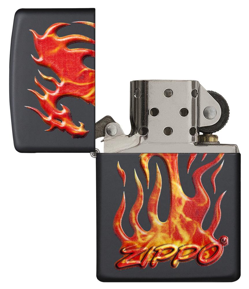 Zippo Flaming Dragon Design