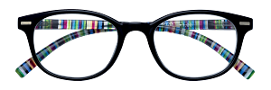 Black Reading Glasses (+2.50 )31z-b19-blk250