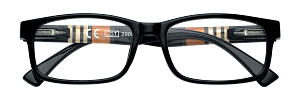 Black Reading Glasses (+2.50 )31z-b25-blk250
