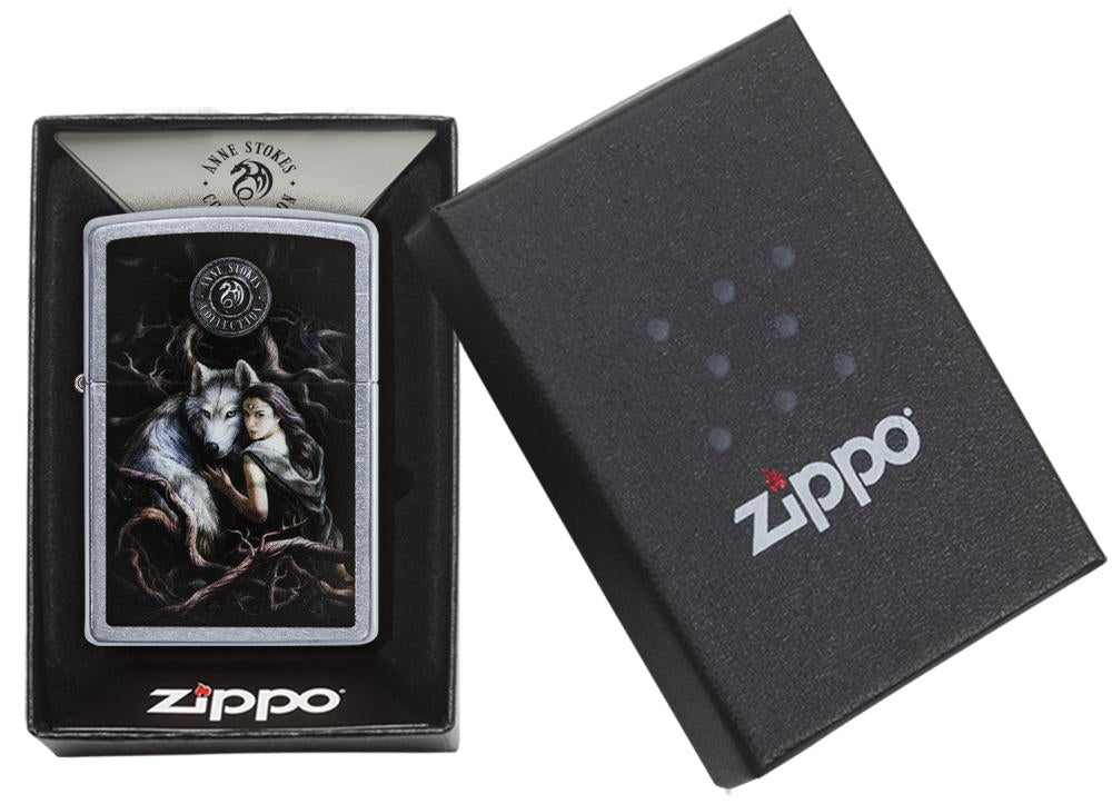 Anne Stokes Wolf Princess Design Windproof Lighter