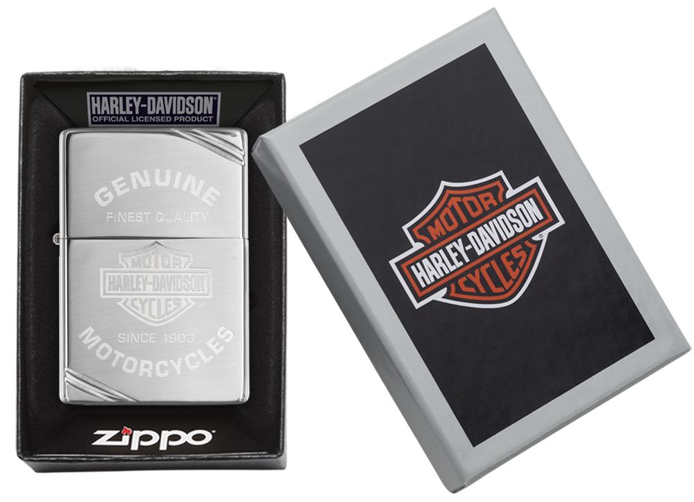 Harley-Davidson® Replica High Polish Chrome Windproof Lighter