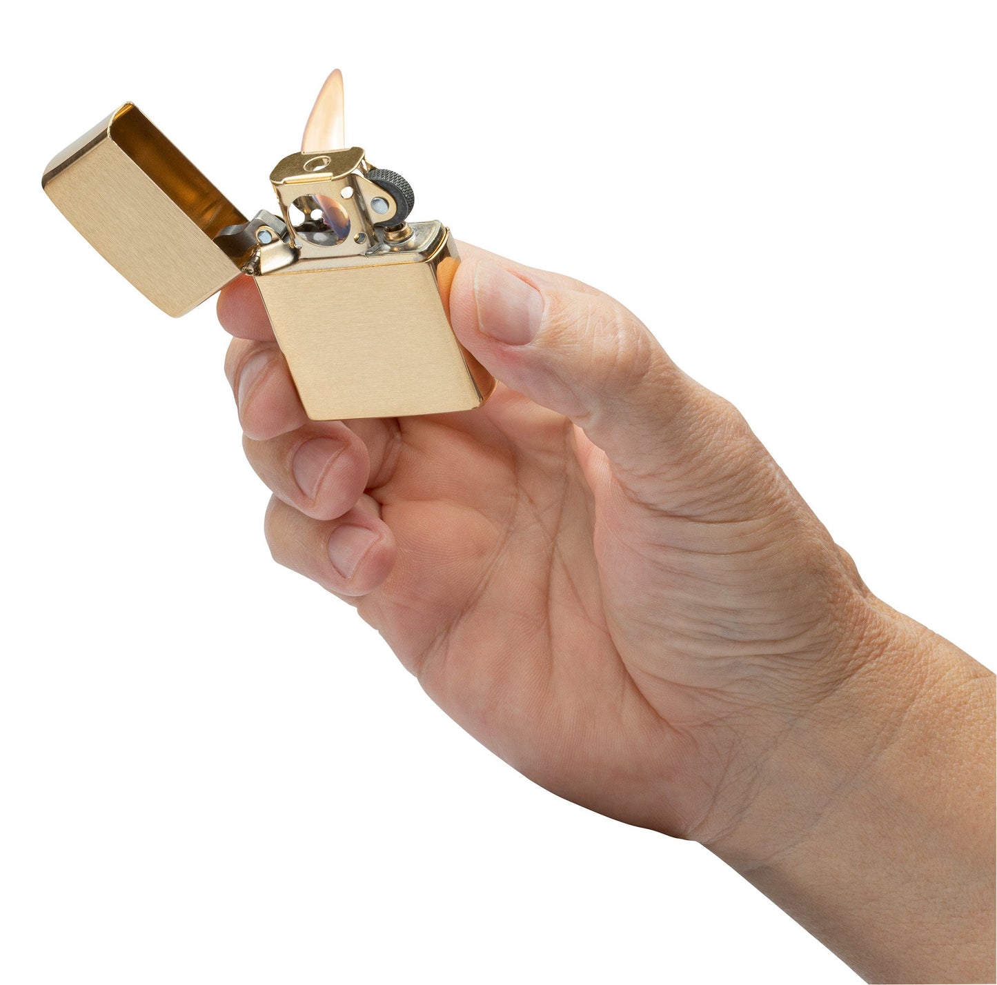 Back view of Zippo Gold Flashed Pipe Insert.