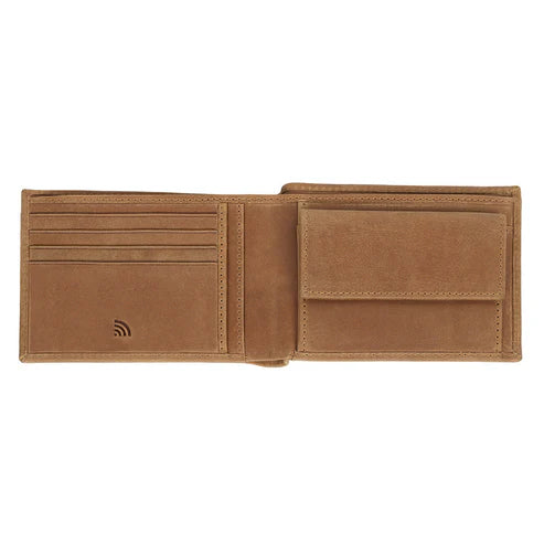 Két részes összehajtható pénztárca érme zsebbel