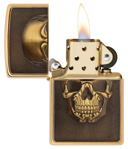 Koponya textúrával