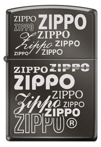 Classic Black Ice<sup>®</sup> Zippo Logo
