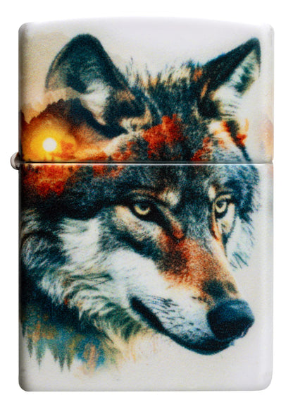 Farkas motívum akvarell