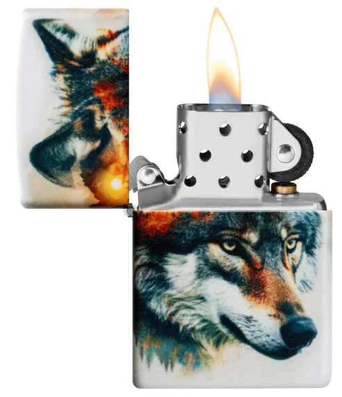 Farkas motívum akvarell