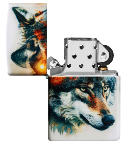 Farkas motívum akvarell