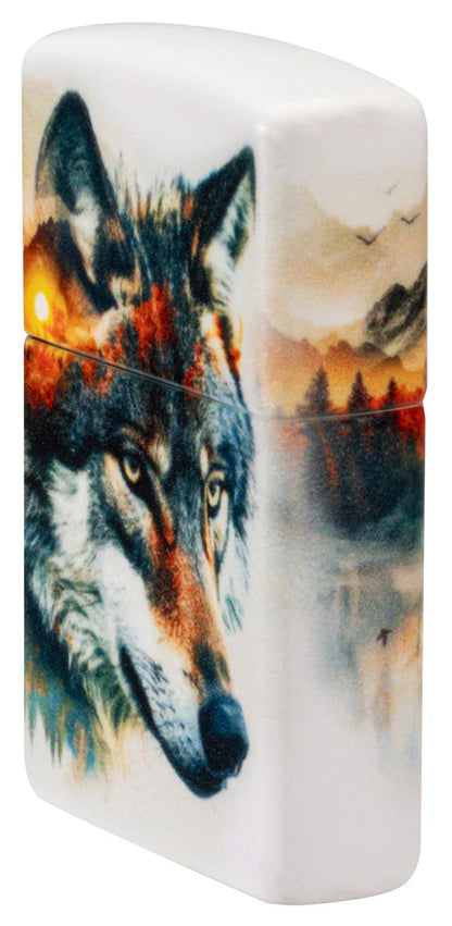 Farkas motívum akvarell