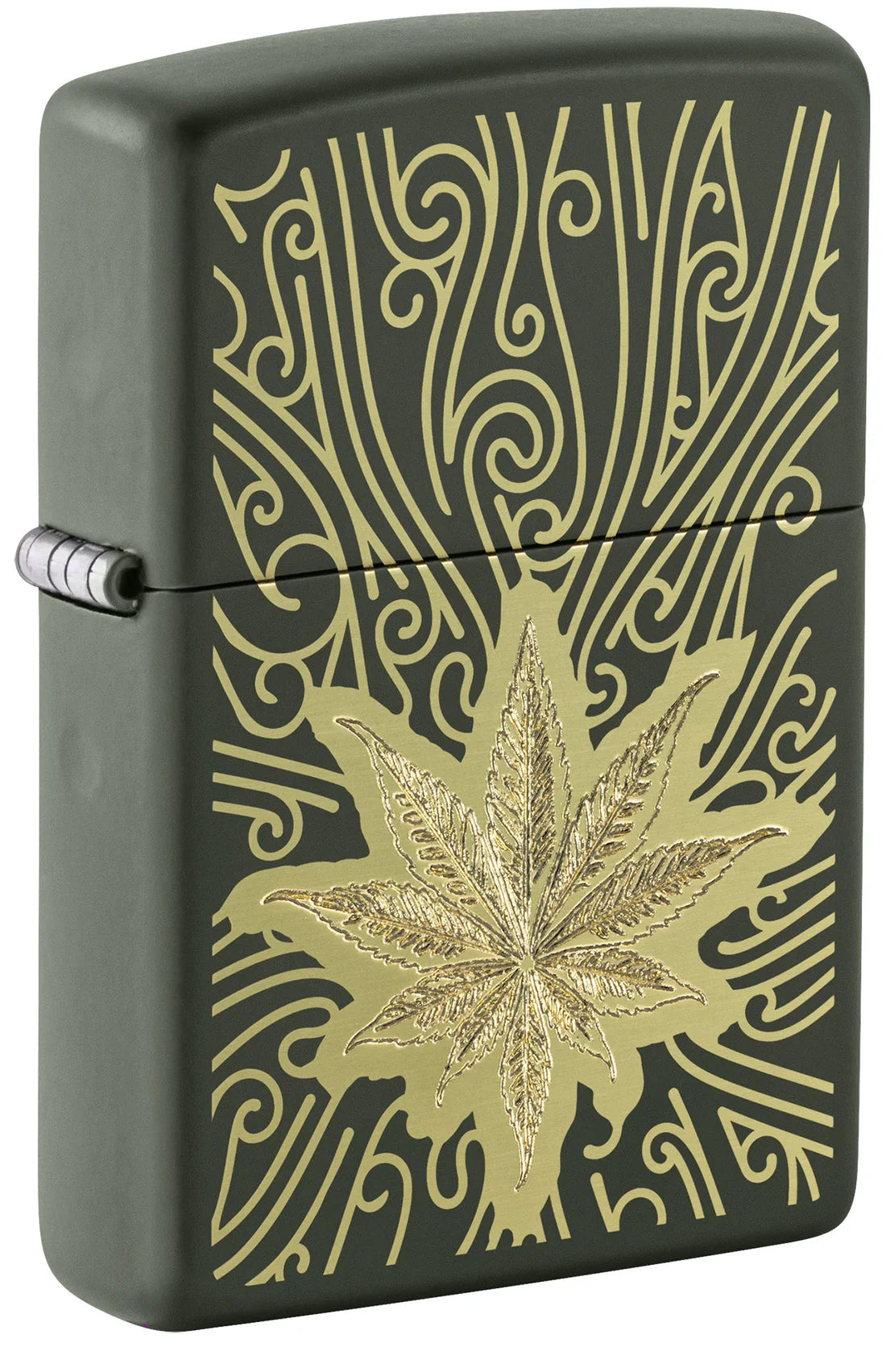 Zen leaf motif