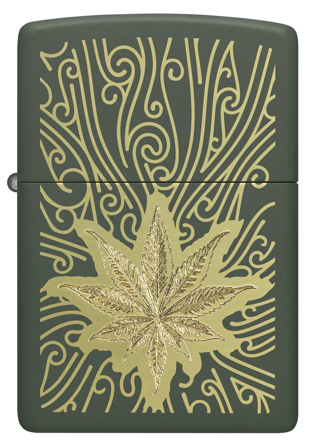 Zen leaf motif