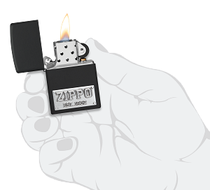 Zippo Logo Emblem Attached