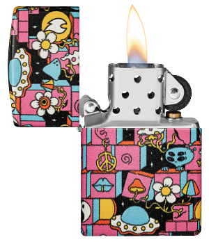 Abstract Zippo Design