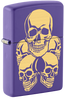 Skulls Purple Matt
