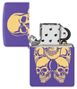 Skulls Purple Matt
