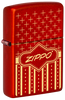 Zippo Logo Metallic Red
