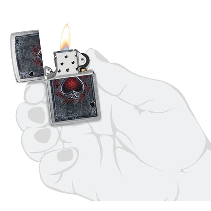 Antiqued Ace Design