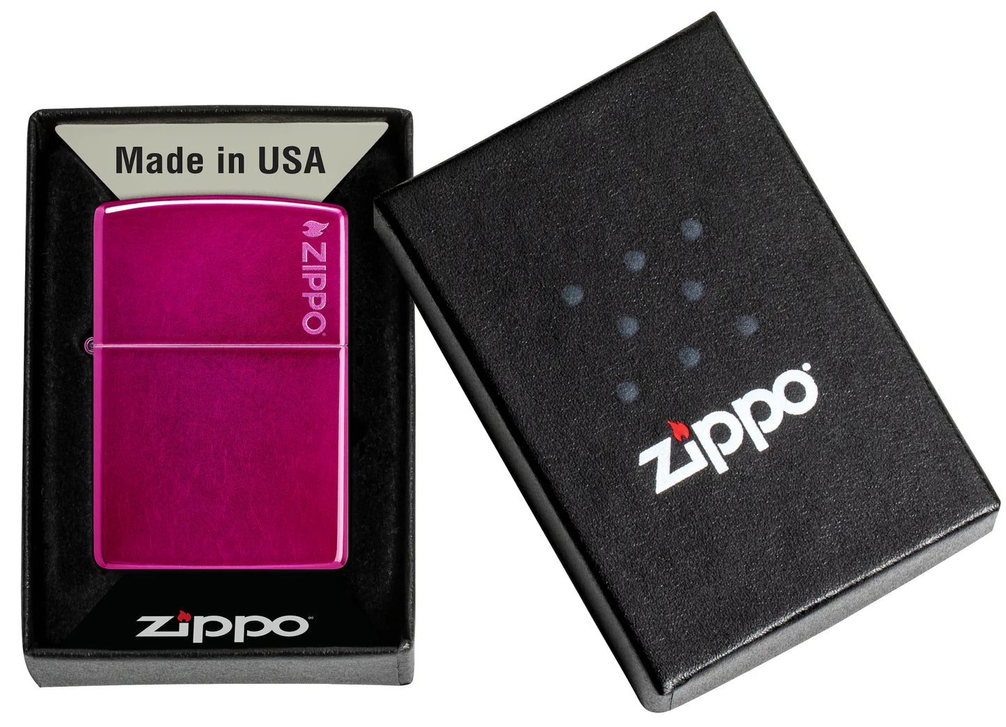 Classic Candy Raspberry Zippo Logo