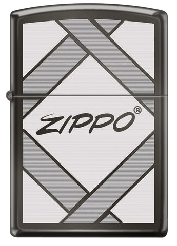 Zippo Logo Black Ice ®