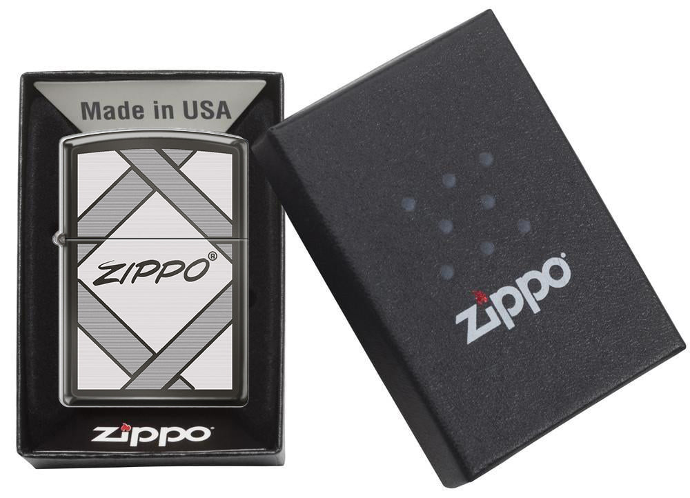 Zippo Logo Black Ice ®