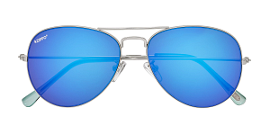 Turquoise Aviator Thirty-six Sunglasses