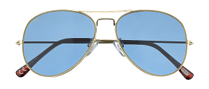 Blue Aviator Thirty-six Sunglasses