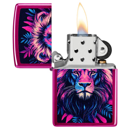 Multicolor Lion Design