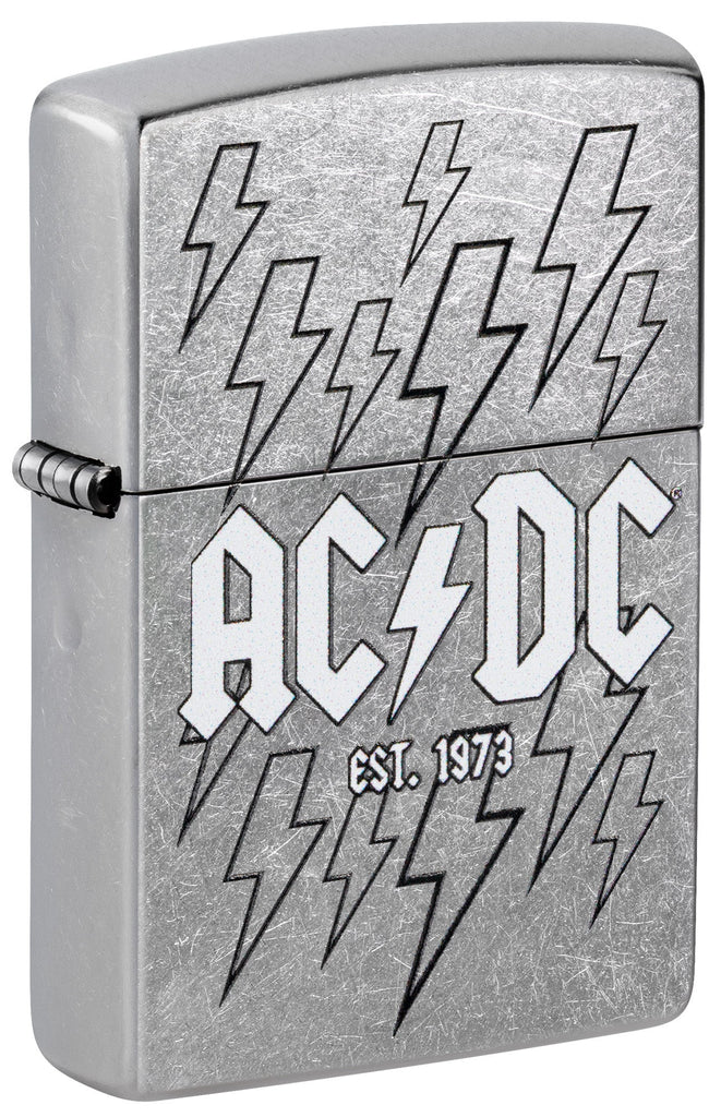 AC/DC Lightning logós szélálló öngyújtó – Zippo Hungary