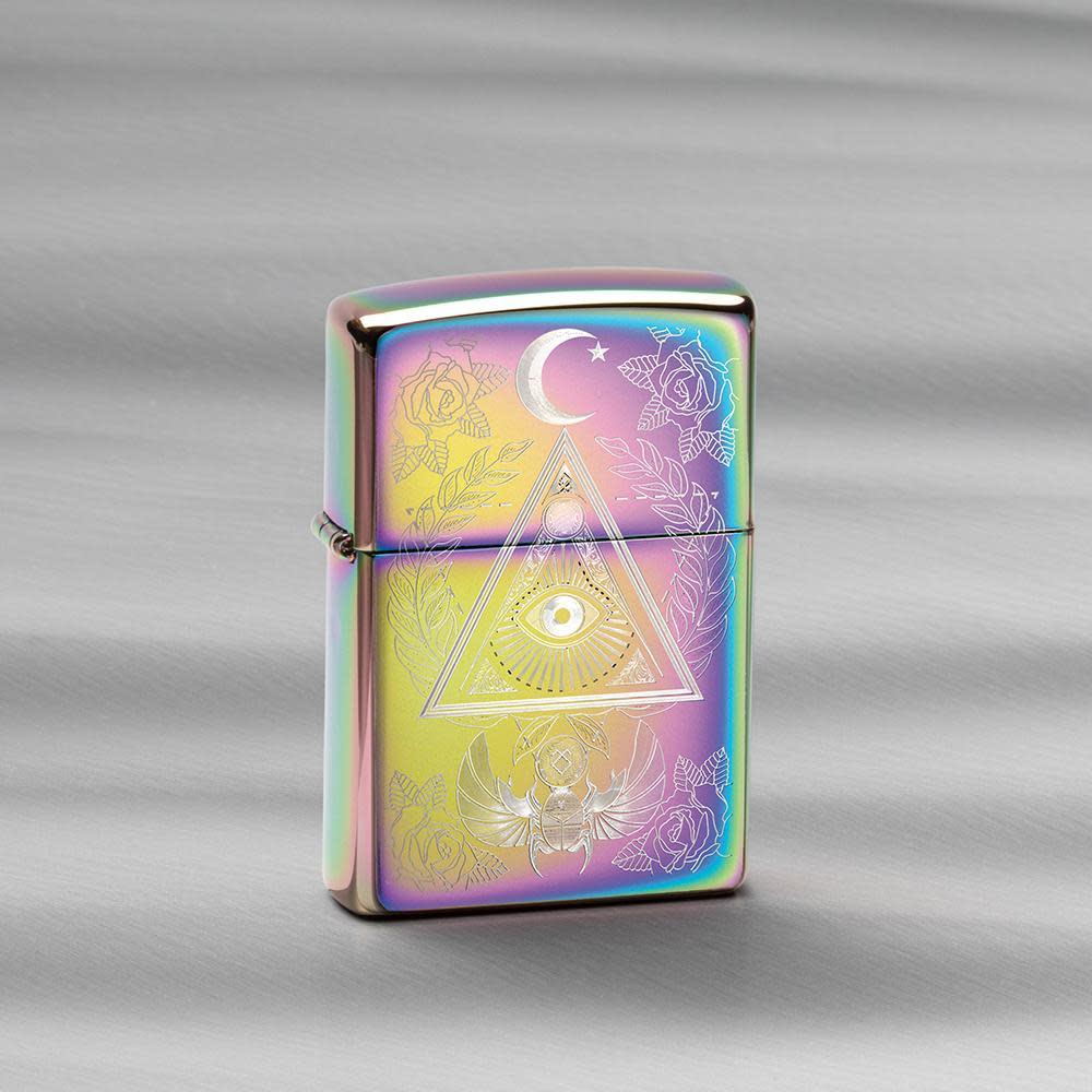 Lifestyle Image of Eye of Providence Design Windproof Lighter