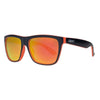 Orange and Black Oversized Sunglasses