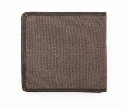 Leather and Canvas Wallet