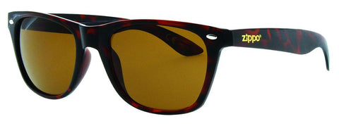 Side view of the Classic Zero-two Sunglasses brown frame and lenses