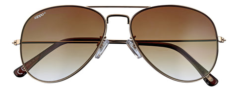 Brown Aviator Thirty-six Sunglasses