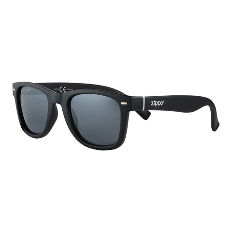 Side view of the Classic Seventy-six Sunglasses black frame and lenses