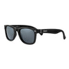 Side view of the Classic Seventy-six Sunglasses black frame and grey lenses
