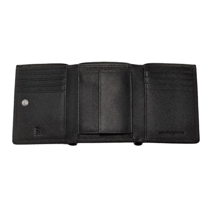 Saffiano Tri-Fold Wallet Open