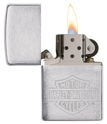 Harley-Davidson® Chrome Brushed Windproof Lighter