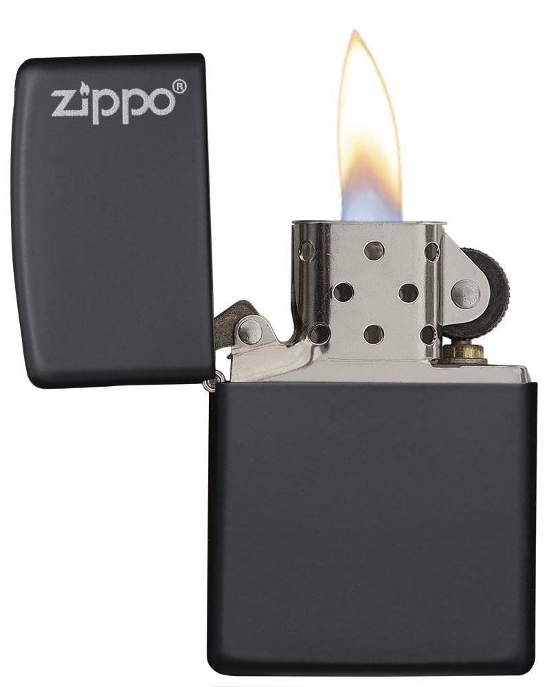 218ZL, Black Matte with Zippo Logo, Classic Case