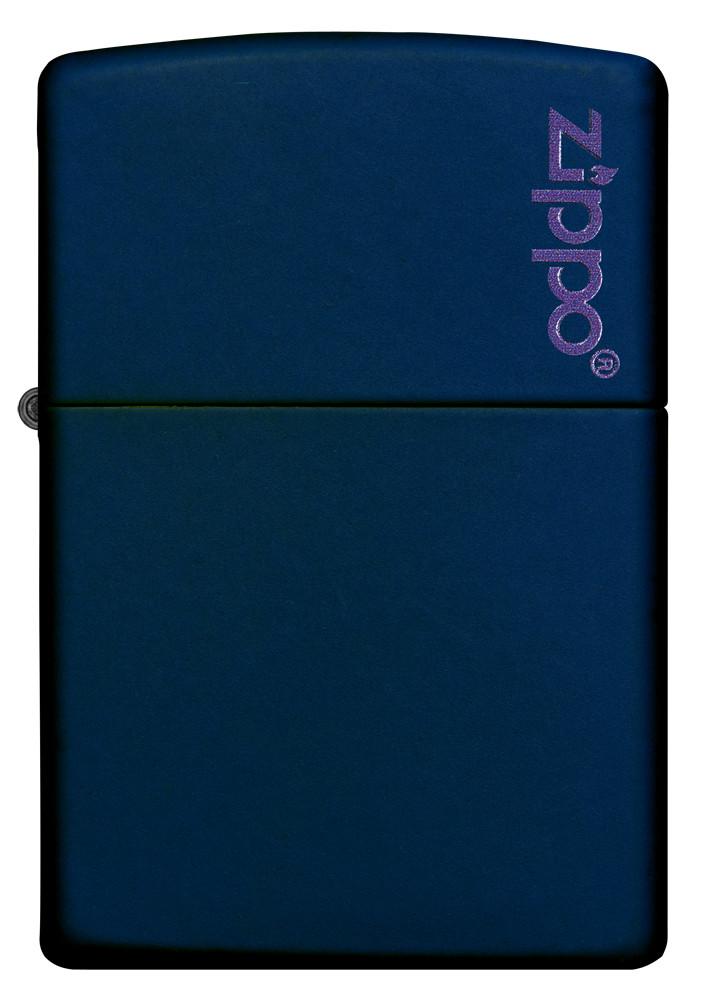 239ZL, Navy Blue Matte with Zippo Logo, Color Image