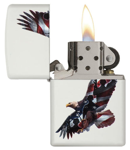 29417, Patriotic Eagle Soldiers, Color Image, White Matte, Classic Case