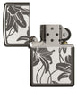 29426, Inverted Lilies, Laser Engraving, Black Ice, Classic Case