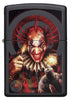 Front view of Anne Stokes Sinister Clown Windproof Lighter