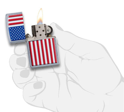 29722 - Patriotic Lighter - In Hand