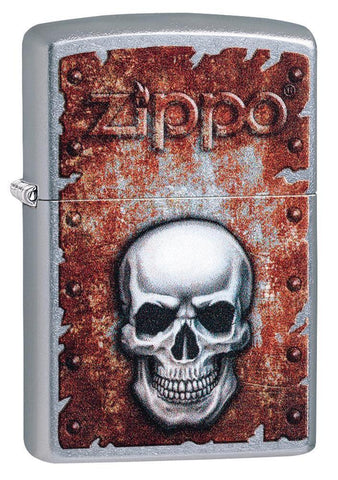 Rusted Skull Design Lighter