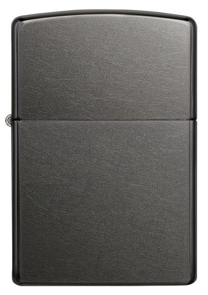 Front view of Gray Windproof Lighter.