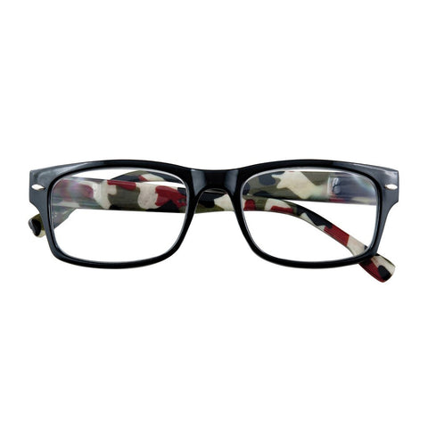 +2.50 Power Camo Readers with Black Frames