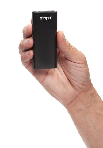 Black HeatBank 3 Rechargeable Hand Warmer in hand