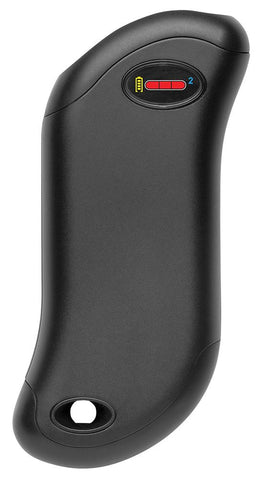Front view of Black HeatBank® 9s Plus Rechargeable Hand Warmer